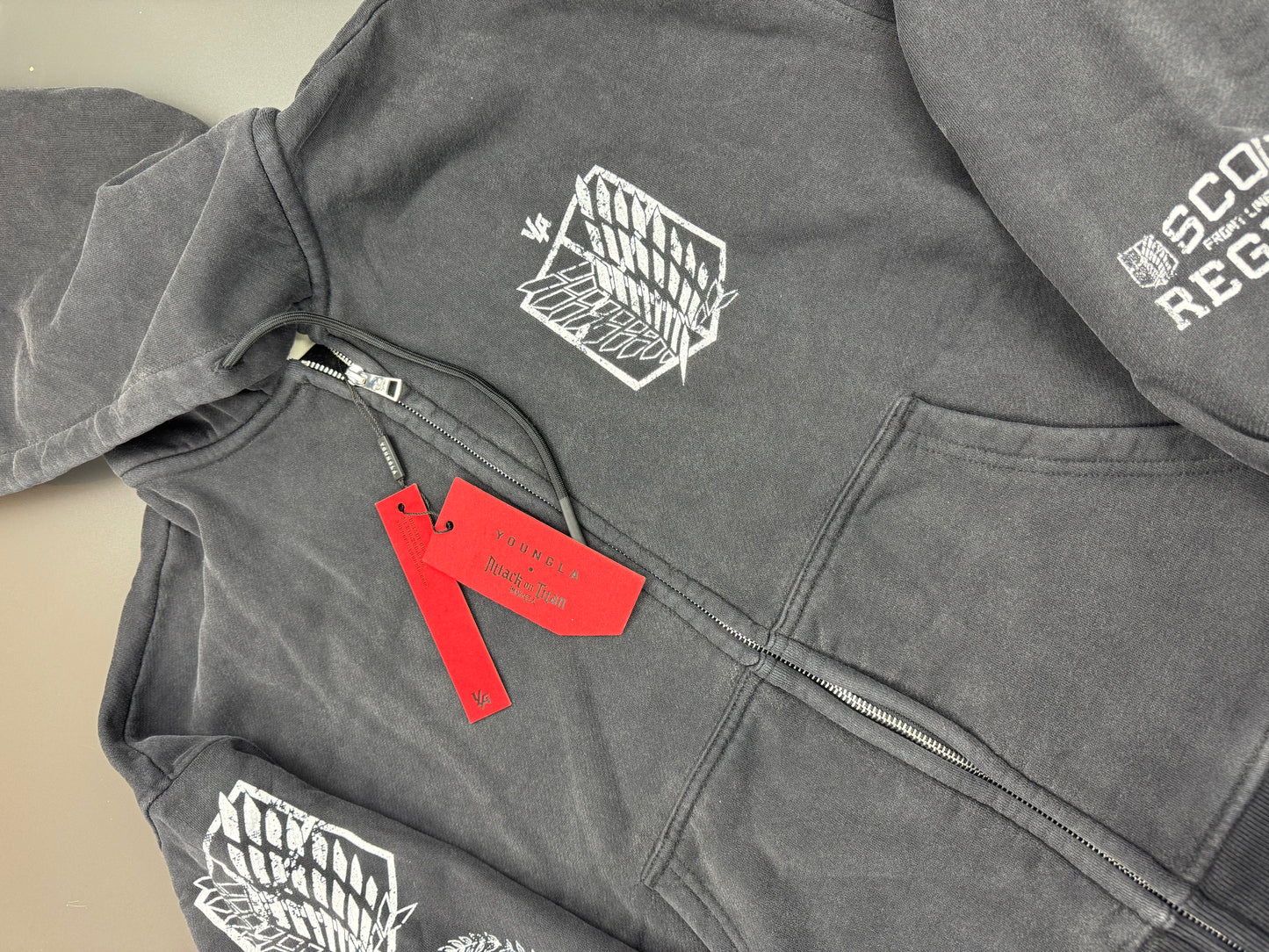 YG AOT ZIP UP HOODIE